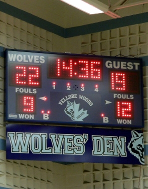 Wolves Den Hockey Scoreboard